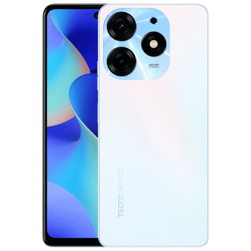 Телефон Tecno KI7 Spark 10 Pro 128Gb Ram 8Gb Pearl White фото 