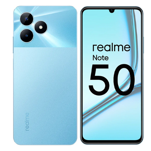 Телефон Realme RMX3834 Note 50 128Gb Ram 4Gb Sky Blue фото 