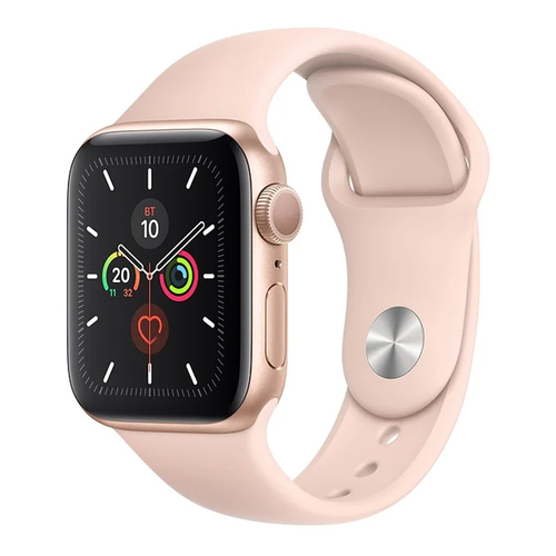 Умные часы Apple Watch Series 5 44mm Aluminum Case with Sport Band Gold фото 
