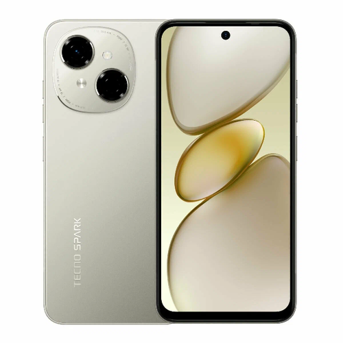 Телефон Tecno Spark Go 1 128Gb Ram 4Gb Titanium Gold фото 