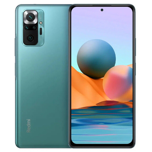 Телефон Xiaomi Redmi Note 10 Pro 64Gb Ram 6Gb Aurora Green фото 