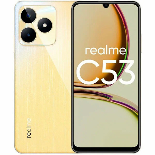 Телефон Realme RMX3760 C53 256Gb Ram 8Gb Champion Gold фото 